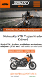 Mobile Screenshot of ktm-trojan.cz